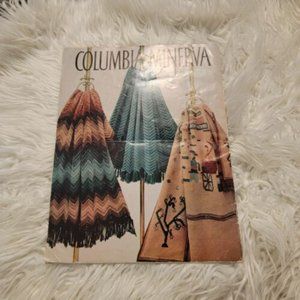 Columbia Minerva Vol 722 Crochet Knit Afghan Pillow Pattern Booklet Vintage GUC
